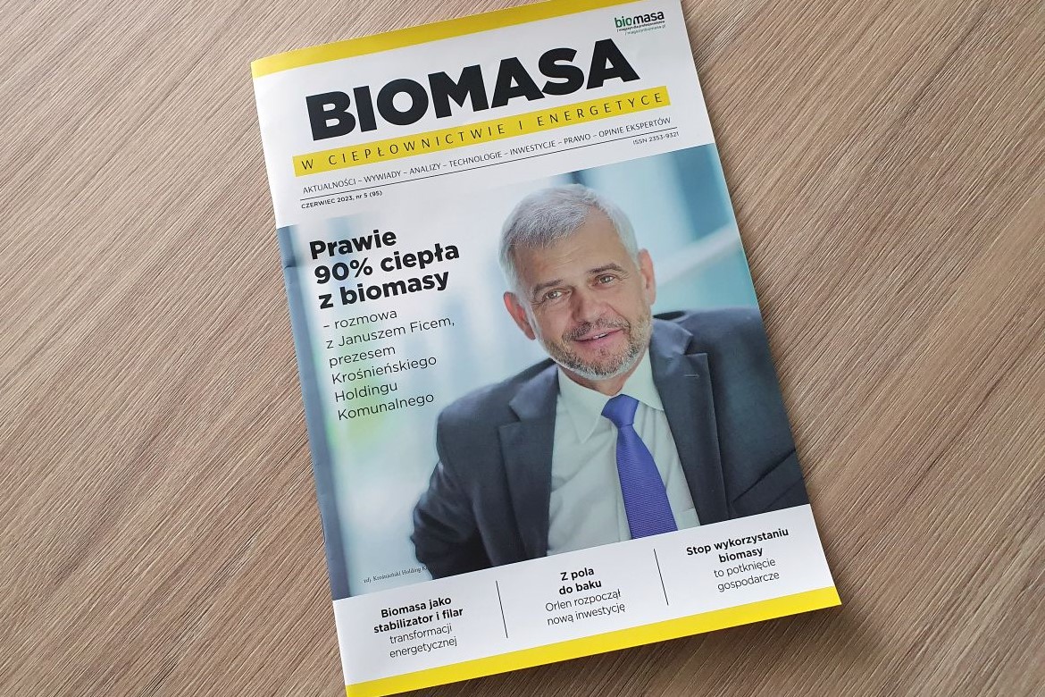 Prezes Janusz Fic w rozmowie dla magazynu Biomasa